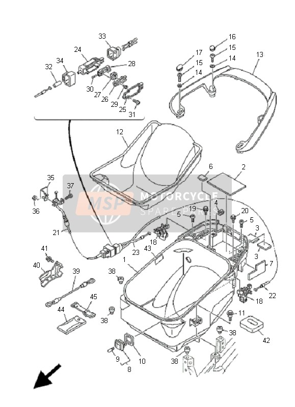 920120803000, Bolt,  Button Head, Yamaha, 0